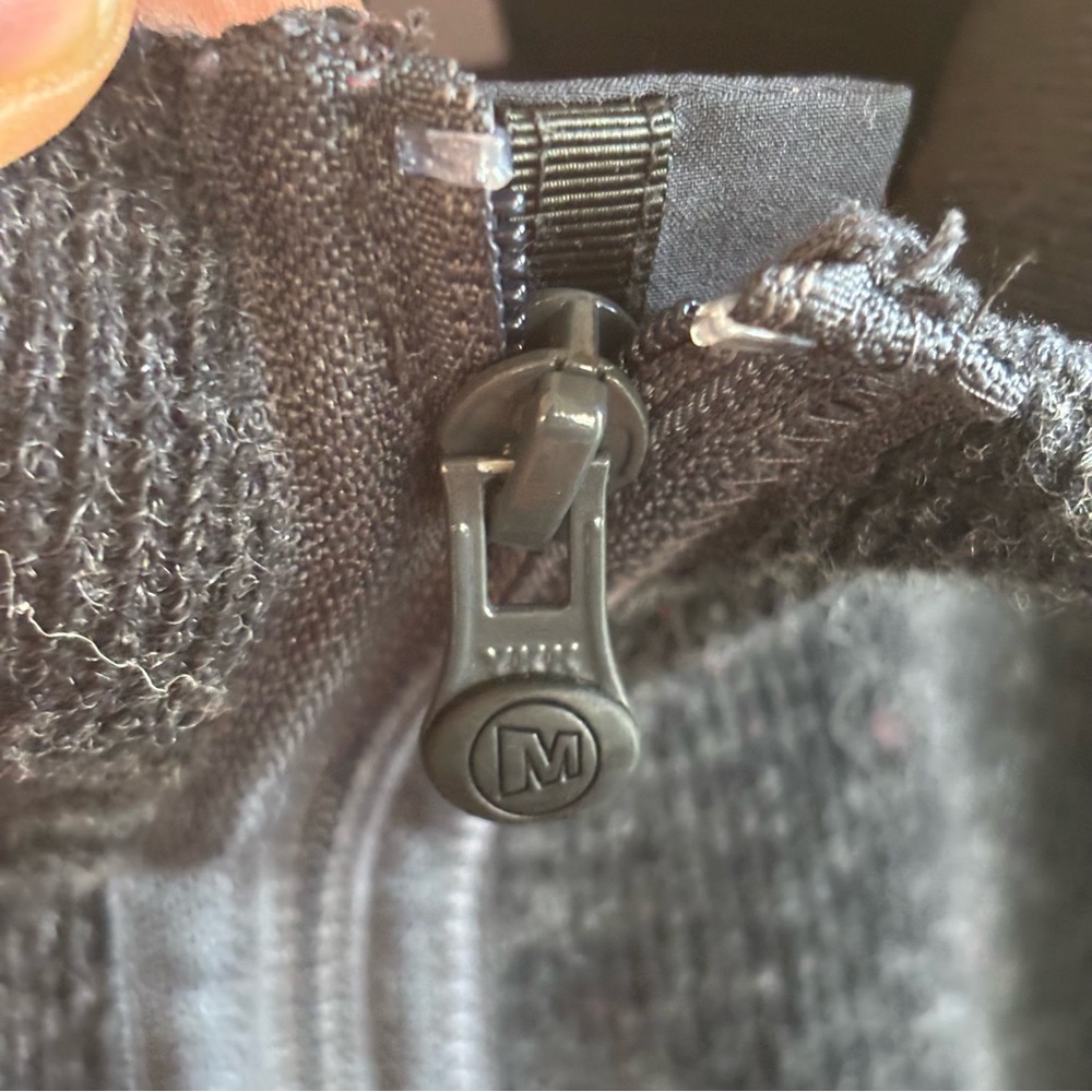 Merrell Men’s XL Charcoal Gray Wool Blend AeroBlock Full Zip Outdoor Jacket - Picture 8 of 11